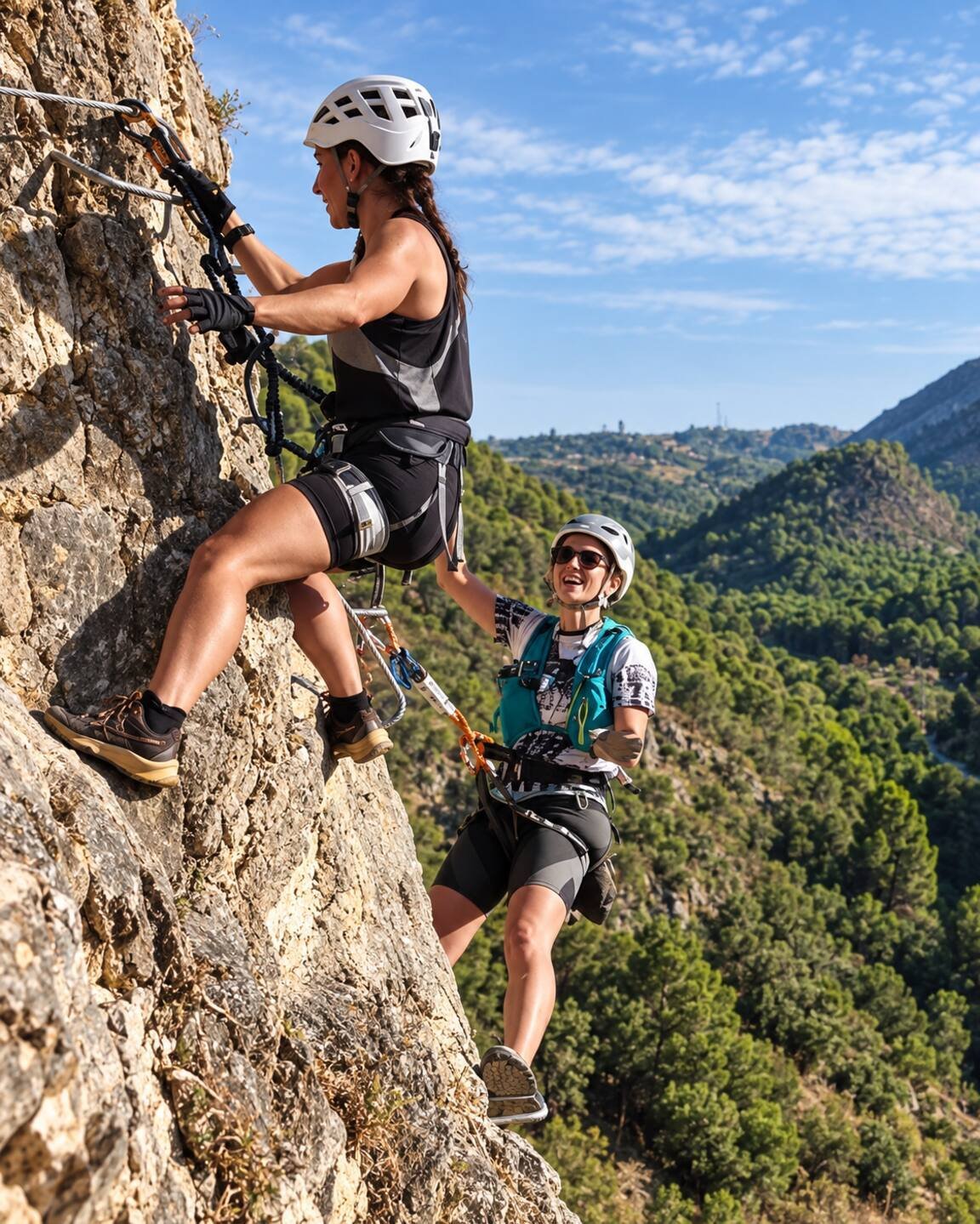 Vía ferrata en Sierra Blanca