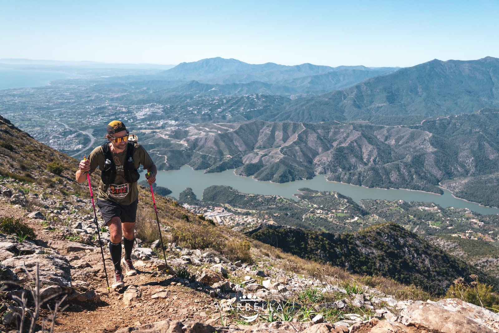 Corredor de Marbella Epic Trail en la monta&ntilde;a