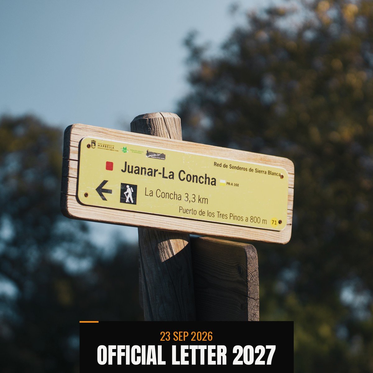 Official Letter 2027 &mdash; September 23, 2026